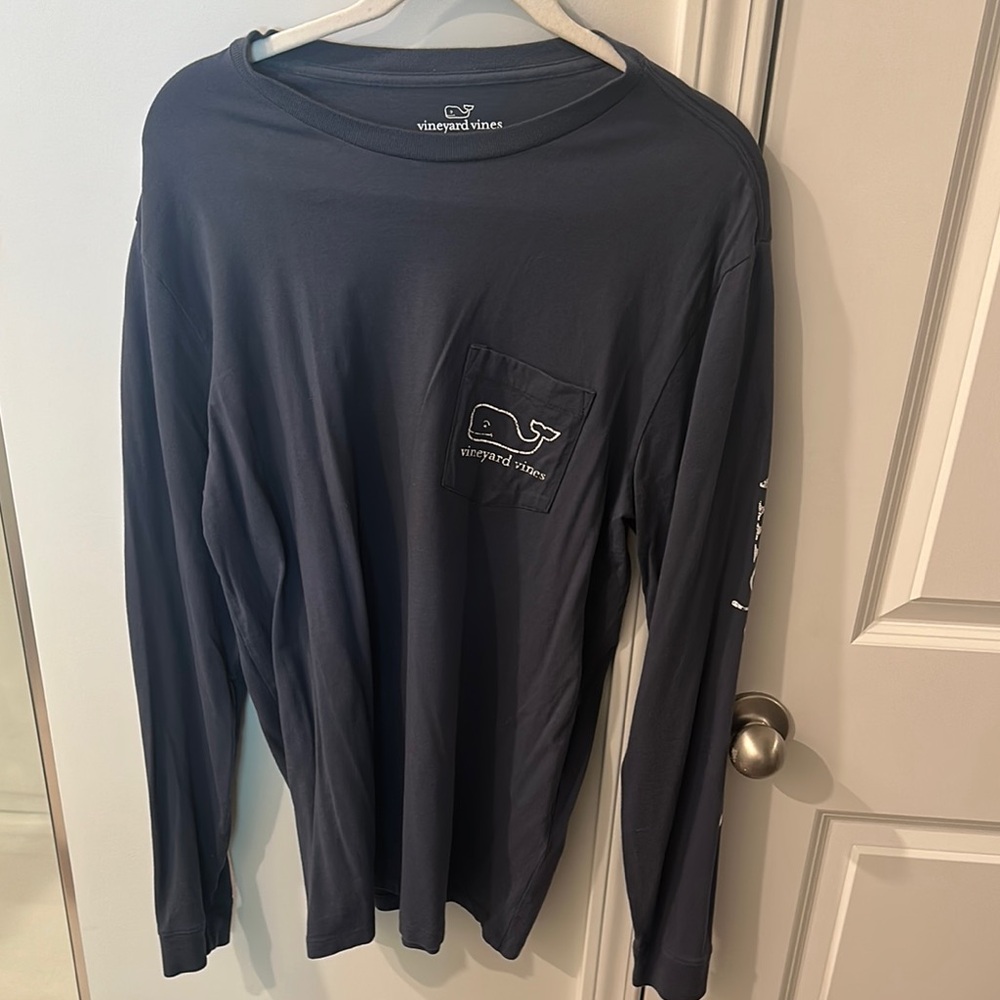 Vineyard Vines Blue Long Sleeve Tee